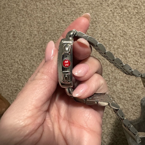 Michele Deco Stainless Diamond Watch - Picture 9 of 10